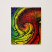 Rainbows & Honey | Rainbow Fraktal Art Puzzle (Vertikal)