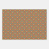 Rainbows im Stil der 70er Jahre und Muster der Sun Geschenkpapier Set (Vorderseite 2)