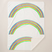 Rainbows Large (60"x80") Sherpa Blanket Sherpadecke (Vorderseite)