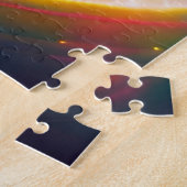 Rainbows Light Shine From Clouds in Starry Sky Puzzle (Seite)