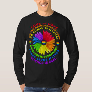 Rainbows Menschen Schwarze leben Rechte Wissenscha T-Shirt