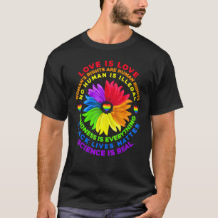 Rainbows Menschen Schwarze leben Rechte Wissenscha T-Shirt