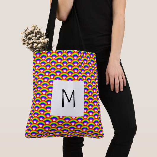 Rainbows Monogram Tote Bag Tasche (Von Nahem)