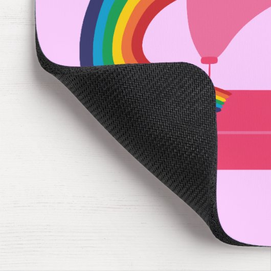 Rainbows nähen mousepad (Ecke)