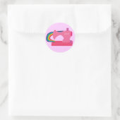 Rainbows nähen runder aufkleber (Tasche)