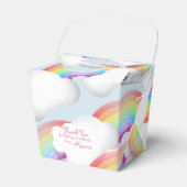 Rainbows Narwhal, Mermaid Party Geschenkschachtel (Vorderseite)