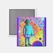 Rainbows of Q ! magNEAT-O Magnet (Vorderseite/Rückseite)