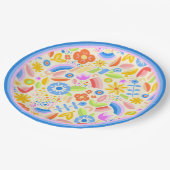 Rainbows Pappteller (Schrägansicht)