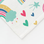 Rainbows Personalisiert Fleecedecke (Ecke)