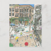 Rainbows, Pioneer Square, Seattle Postkarte (Vorderseite)