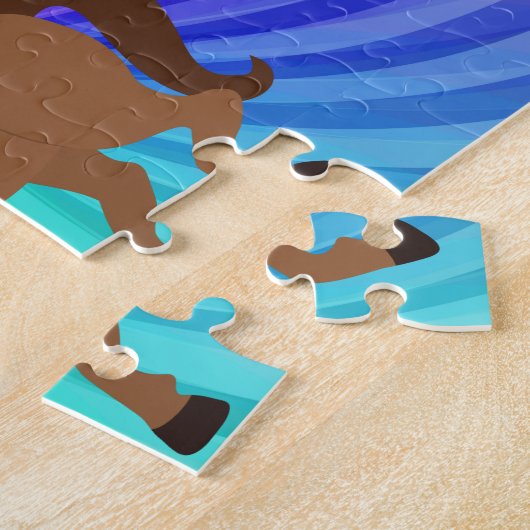 Rainbows Puzzle personalisiert für Kinder. (Seite)