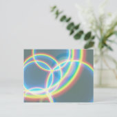 Rainbows, Regenbows überall auf Postkarte (Stehend Vorderseite)