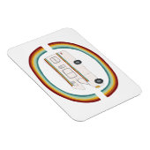 Rainbows Retro RV Whimsical Camping Motorhome Magnet (Rechte Seite)