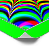 Rainbows-Sonne Poster (Ecke)