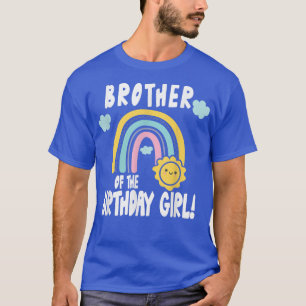 Rainbows & Sunshine Party Bruder des Geburtstages T-Shirt