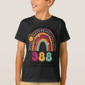 Rainbows Tomorrow Needs You 988 National Suicide P T-Shirt (Vorderseite)