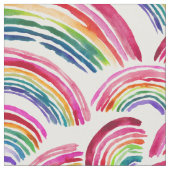 RAINBOWS ÜBER Farbige Wasserfarbe Stoff (Nahaufnahme)