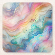 Rainbows und Blasen Papier & Party Teller