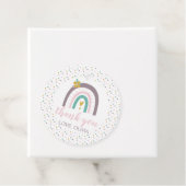 Rainbows und Blume Geburtstagsfeier Geschenkanhänger (Beispiel)