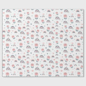 Rainbows und Blume Geschenkpapier (Flach)