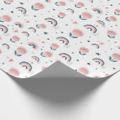 Rainbows und Blume Geschenkpapier (Ecke)