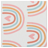 Rainbows und Herz Stoff (Nahaufnahme)