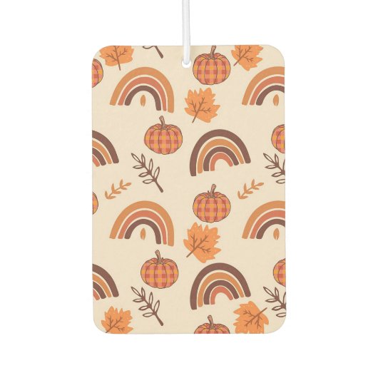 Rainbows und Pumpkins Autolufterfrischer (Vorderseite)