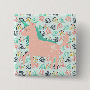 Rainbows und Unicorns Button