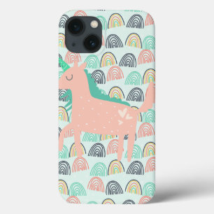 Rainbows und Unicorns iPhone 13 Hülle