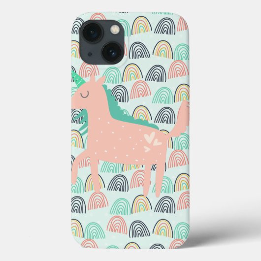 Rainbows und Unicorns Case-Mate iPhone Hülle (Rückseite)