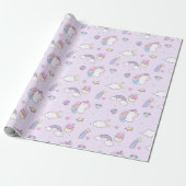 Rainbows und Unicorns Geschenkpapier (Ungerollt)