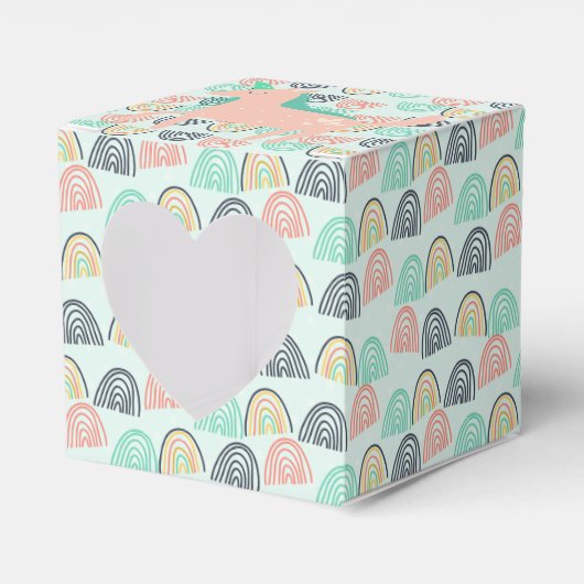 Rainbows und Unicorns Geschenkschachtel (Vorderseite)