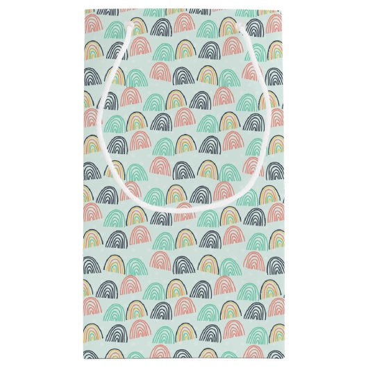 Rainbows und Unicorns Kleine Geschenktüte (Rückseite)