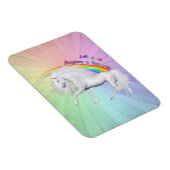 Rainbows und Unicorns Magnet (Rechte Seite)