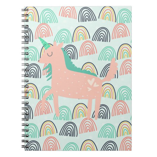 Rainbows und Unicorns Notizblock (Vorderseite)
