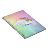 Rainbows und Unicorns Notizblock (Rechte Seite)