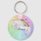 Rainbows und Unicorns Schlüsselanhänger (Vorderseite)