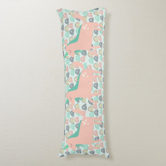 Rainbows und Unicorns Seitenschläferkissen (Vorderseite Vertikal)