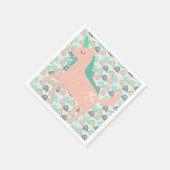 Rainbows und Unicorns Serviette (Ecke)