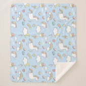 Rainbows und Unicorns Sherpadecke (Vorderseite)