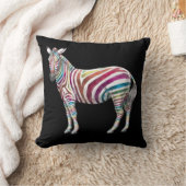 Rainbows und Zebras Kissen (Decke)