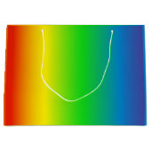 Rainbows! Zeige deine Liebe! Große Geschenktüte (Vorderseite)