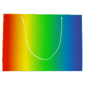 Rainbows! Zeige deine Liebe! Große Geschenktüte (Rückseite)