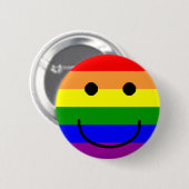 rainbowsmiley button (Vorne & Hinten)