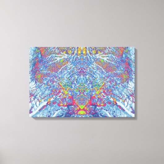 RainbowSnow© Art by Color Harmonix Leinwanddruck (Vorderseite)