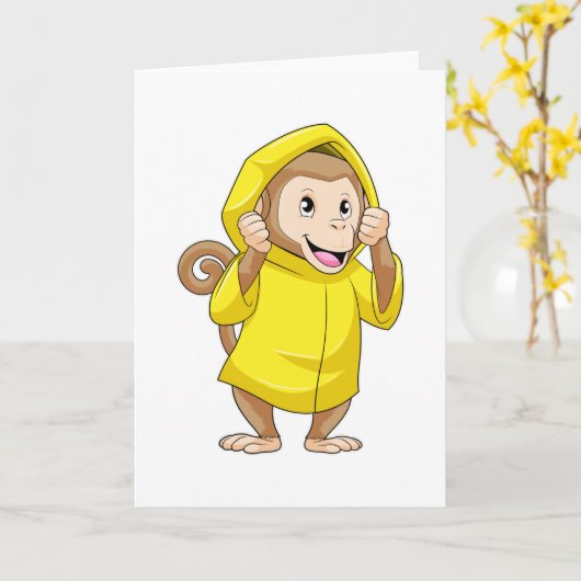 Raincoat Karte (Gelbe Blume)
