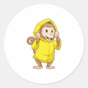 Raincoat Runder Aufkleber
