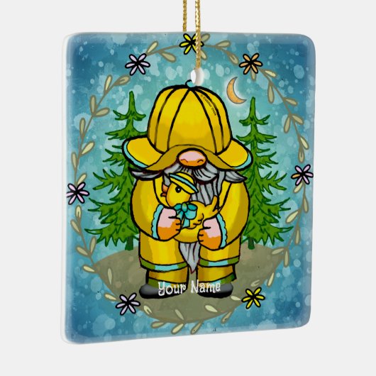Rainday gnome keramikornament (Rechts)