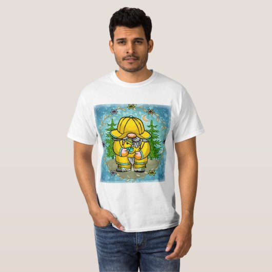 Rainday gnome T-Shirt (Vorne ganz)