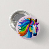 Raindbow Horse Button (Vorne & Hinten)